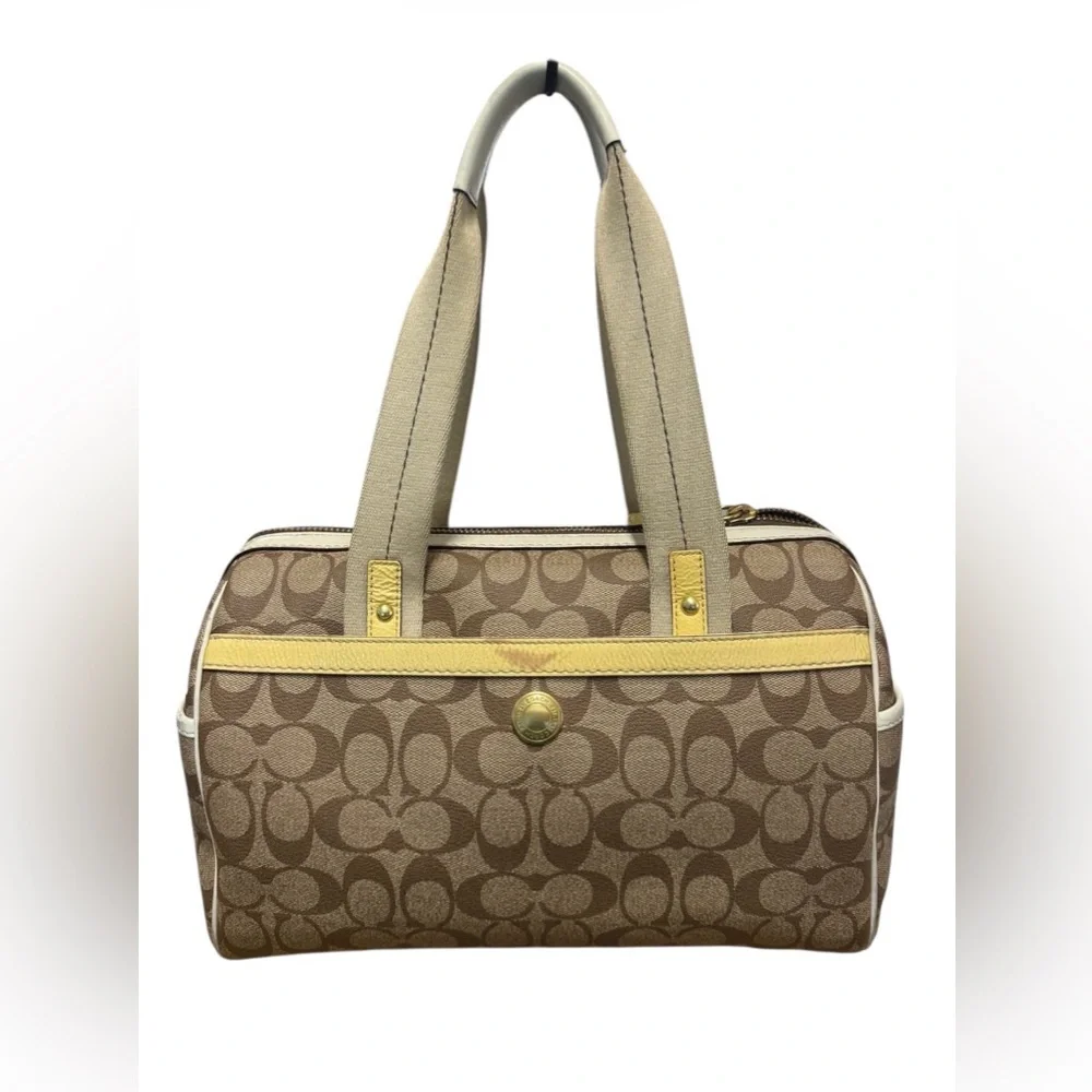 Coach 2007 Heritage Stripe Boston Bag - Picture 2 of 13